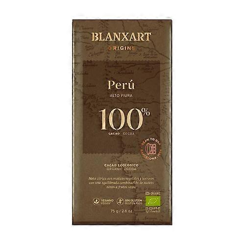[8436006832536] Chocolate Negro 100% Perú 75 gr Bio (Blanxart) 