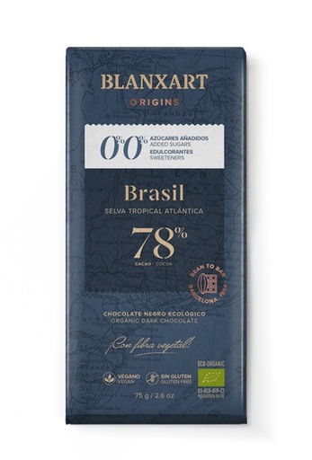 [8436006833779] Chocolate Brasil 78%  75 Gr.(Blanxart)   