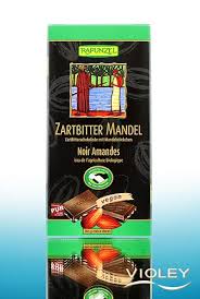 [4006040216841] Chocolate Rapadura Negro con Almendras 100 Grs.(Rapunzel)