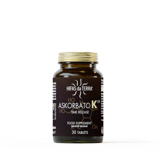 [8436561602193] Ascorbato K Time Release  30 Comp. (Hifas Da Terra) 