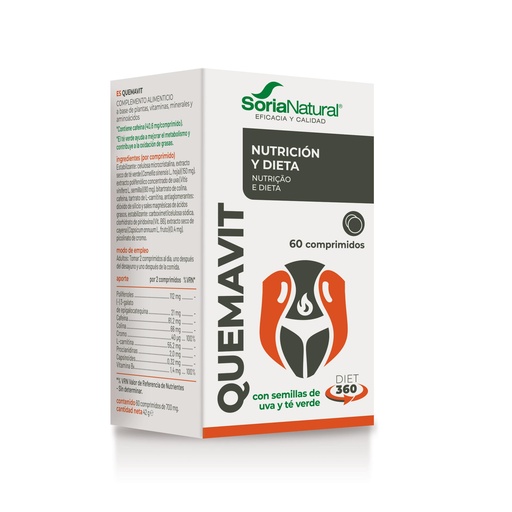 [8422947062637] Quemavit 60 Comp. (Soria Natural)