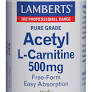 [5055148411060] Acetyl L Carnitina 500 mg.  60 Caps. (Lamberts)