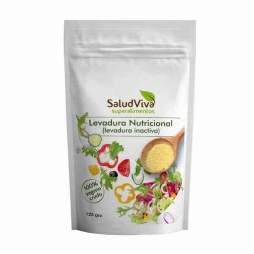 [001160000008] Levadura Nutricional "Sabor Nuez Y Queso" 125 Grs. (Salud Viva)