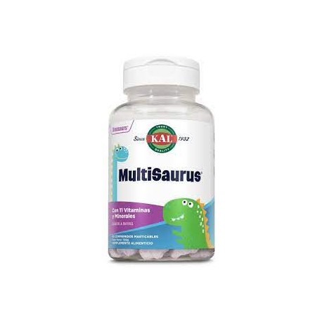 [021245250753] Dinosaurus Multisaurus Mastic. 60 Pastillas (Kal)