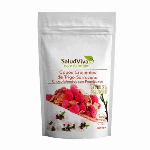 [021330000003] Copos Cruji. Trigo Sarraceno Choco Frambuesa 300 Grs. (Salud Viva)