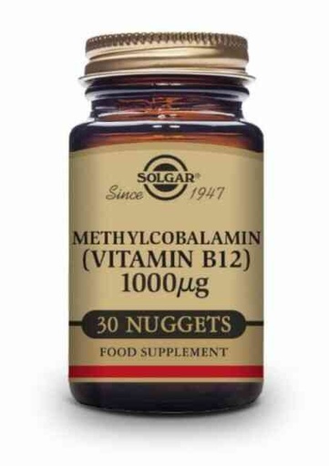 [033984003873] Metilcobalamina (Vit. B12) 30 Caps (Solgar)