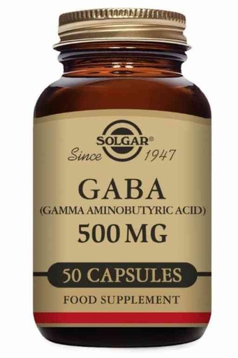 [033984003897] Gaba 500 Mg. 50 Cáps.(Solgar)