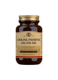 [033984008496] Colina / Inositol250/250Mg. 50 Caps.  (Solgar)