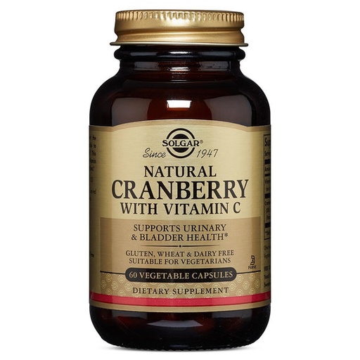 [033984009554] Arandano Rojo + Vitamina C  60 Cáps. (Solgar)