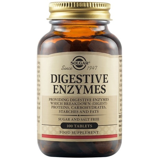 [033984010000] Enzimas Digestivas 100 Caps.  (Solgar)