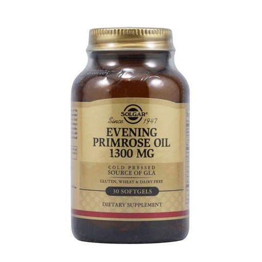 [033984010567] Aceite De Primula De Rosa *Onagra* 1.300 Mg. 30 Caps. (Solgar)