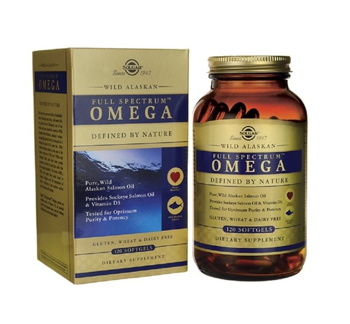 [033984011106] Full Spectrum Omega 120 Perlas. (Solgar)
