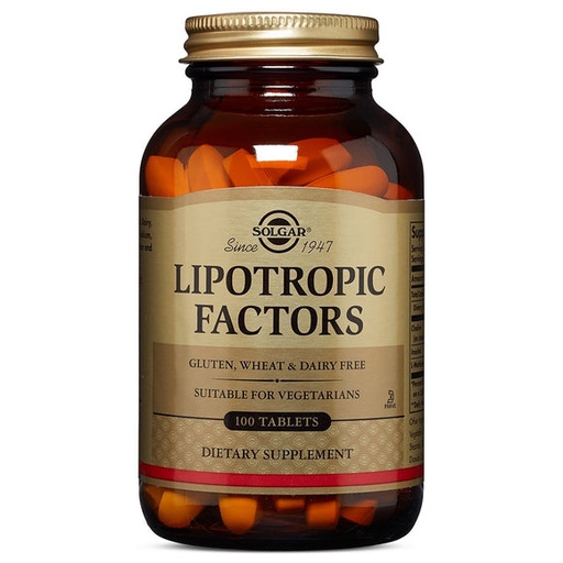[033984015814] Factores Lipotropicos 100 Comp. (Solgar)