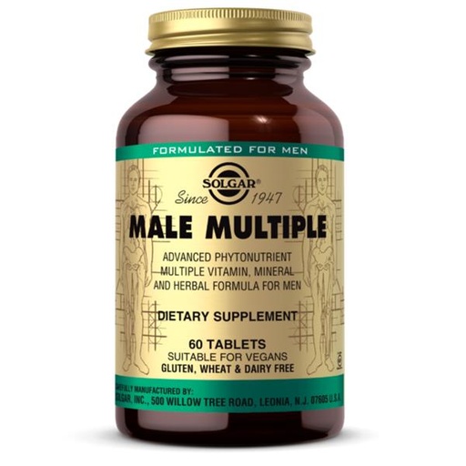 [033984017245] Male Multiple 60 Tab. (Solgar)
