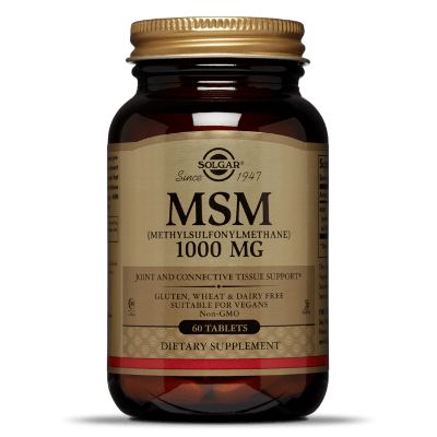 [033984017337] MSM 1000 Mg  "Metilsulfonilmetano" 60 Comp. (Solgar)
