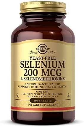 [033984025585] Selenio 200 Pg "Sin Levadura" 250 Comp. (Solgar)