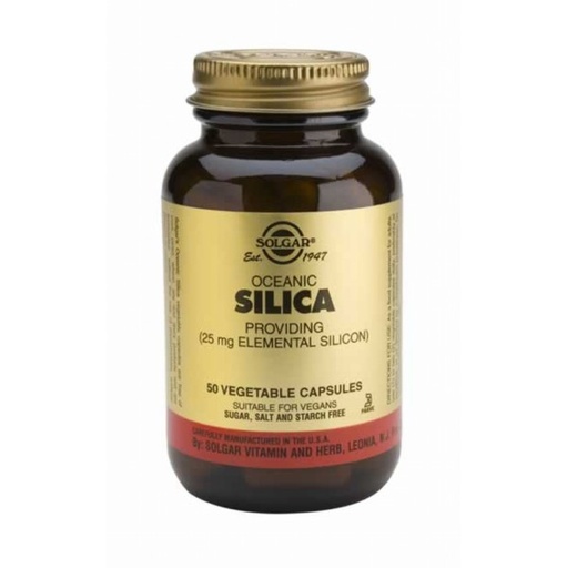 [033984025707] Silice Oceanico Silicio 25 Mg. Silicio 50 Comp. (Solgar)