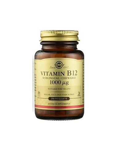 [033984003842] Vitamina B12 1000 Mcg (Cianocobalamina). 100 Comp. (Solgar)
