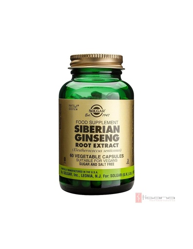 [033984041462] Ginseng Siberiano Estandarizado 60 Caps. (Solgar)