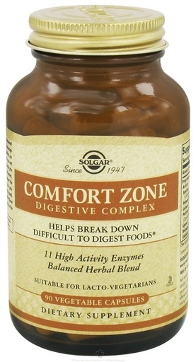[033984512993] Confort Zone Digestive Complex 90 Caps. (Solgar)