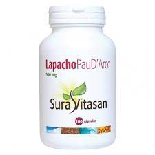 [628747101776] Lapacho Pau De Arco 500 Mg 100 Caps (Suravitasan)