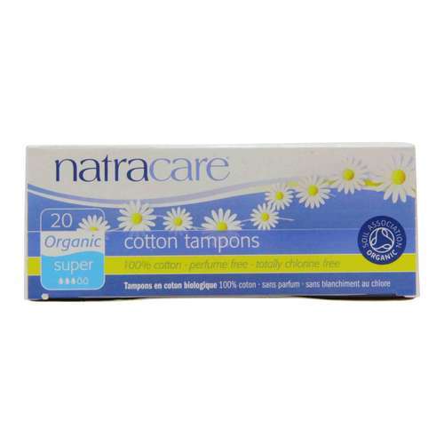 [782126002006] Tampon Super  S/Aplic. 20 Unid. (Natracare)
