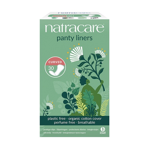 [782126003065] Salvaslip Curvado Anatomico 30 Und. (Natracare)