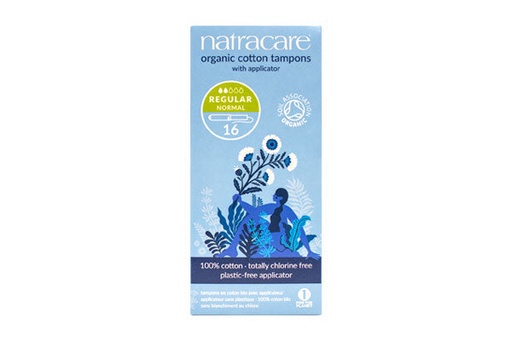 [782126008008] Tampon Regular C/Aplicador 16 Uds. (Natracare)