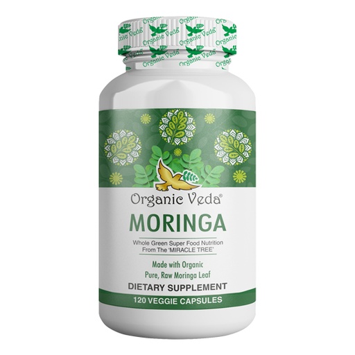 [850703004016] Moringa 120 Caps. (Organic Veda)