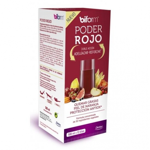 [3175681187832] Biform Poder Rojo "Quema Grasas" 500 Ml. (Dietisa)