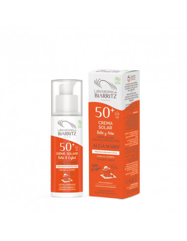 [3760211481537] Crema Solar Niños Bebes Spf 50+ 100 Ml. (Lab. Biarritz)
