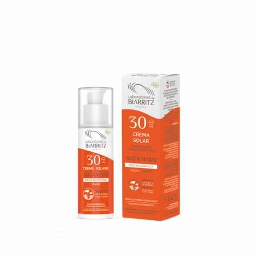[3760211482152] Crema Solar Para El Rostro Spf 30 50 Ml. (Alga Maris)
