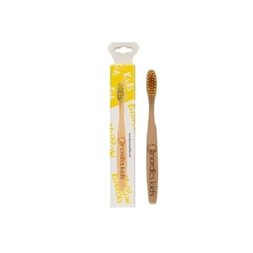 [3800500324135] Cepillo Dental Bambu Niños Amarllo (Nordics)