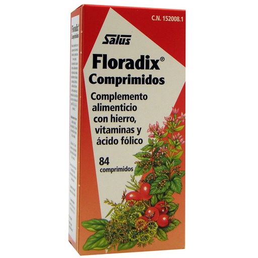 [4004148059018] Floradix Hierro y Vitaminas 84 Comp. (Salus)