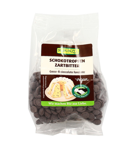 [4006040167402] Gotitas De Chocolate Negro Bio 100 Grs. (Rapunzel)