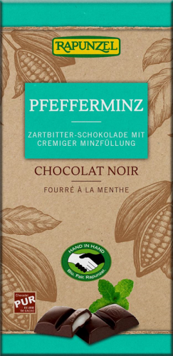 [4006040198598] Tableta Chocolate Con Menta 100 Grs. (Rapunzel)
