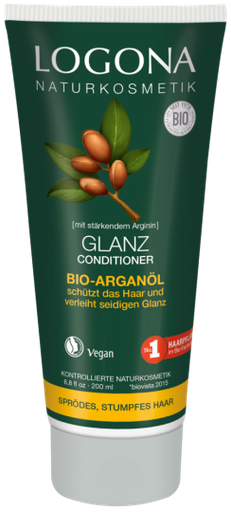 [4017645038547] Acondicionador Capilar Brillo Argan 200 Ml. (Logona)