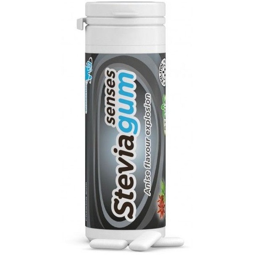 [4250424190474] Chicles Steviagum Black Anis/Menta (Steviagum)