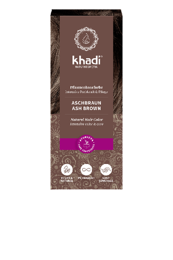 [4260378049698] Herbal Hair Color Castaño Ceniza 100 Grs. (Khadi)