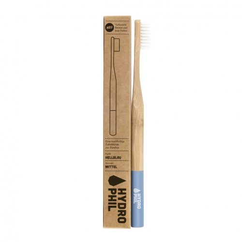 [4260397790304] Cepillo Dental Bambu Adulto Nylon Azul Medio