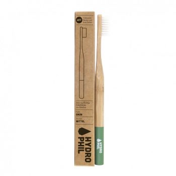 [4260397790328] Cepillo Dental Bambu Adulto Verde Medio