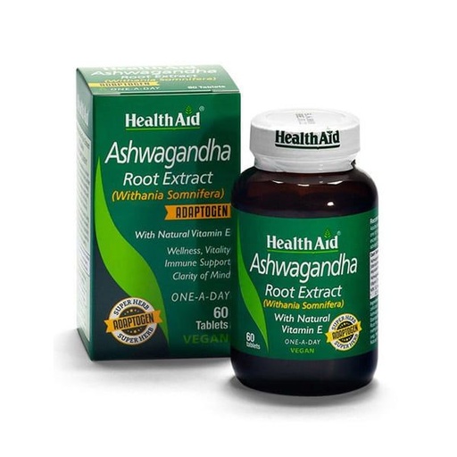[5019781055890] Ashwagandha 60 Caps (Health Aid)