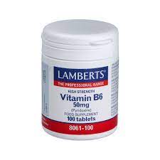 [5055148400224] Vitamina B6 50Mg. 100 Comp. (Lamberts)