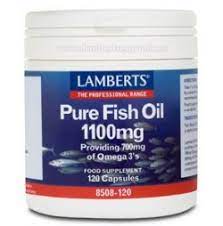 [5055148400590] Aceite Pescado Puro "Pure Fish Oil" 1100 Mg.120Cap. (Lamberts)