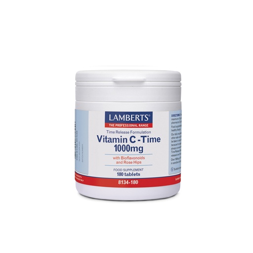 [5055148400712] Vitamina C Time Bioflavonoides 180 Tab. 1000Mg. (Lamberts)