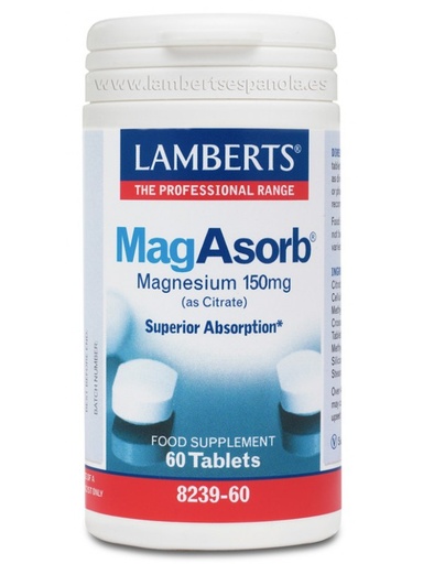 [5055148402228] Magasorb (Citrat Magnesio) 60 Tab. (Lamberts)