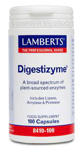 [5055148403003] Digestizyme  100 Caps . (Lamberts) Nevera Codigo Nuevo