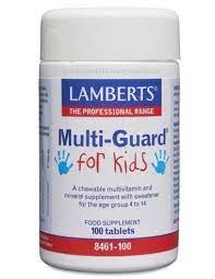 [5055148405557] Multi Guard For Kids 100 Tab. (Lamberts)