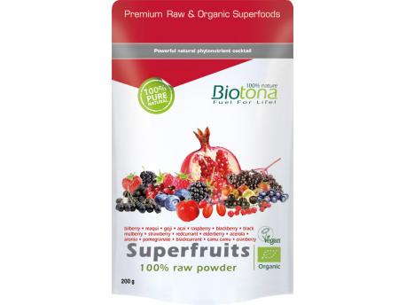 [5412360007523] Superfruits Raw En Polvo 200 Grs. Bio (Biotona)