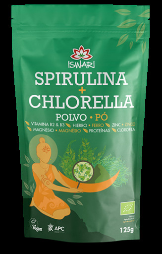 [5600317477097] Espirulina Chlorella Bio 125 Grs. (Iswari)